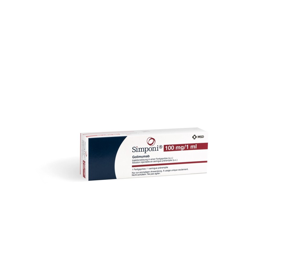 SIMPONI ser prête 100 mg/1ml 1 ml