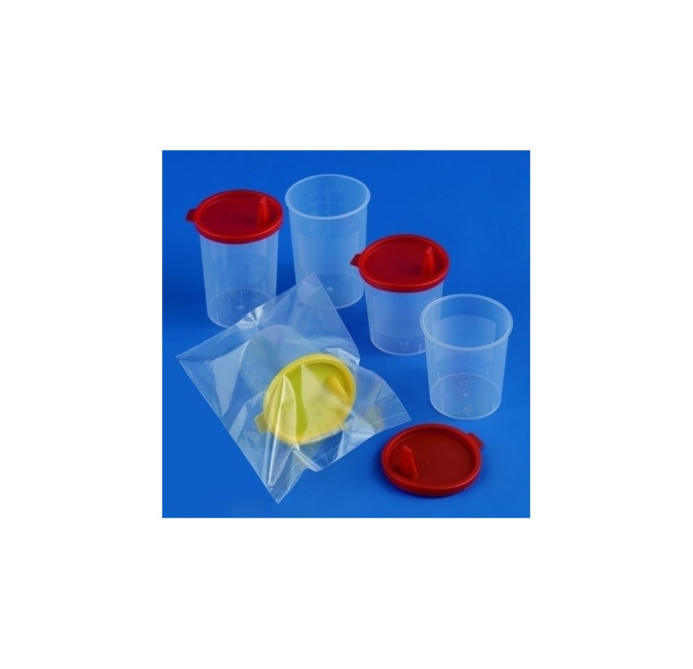 SEMADENI gobelet urine avec couvercle 1000 pce