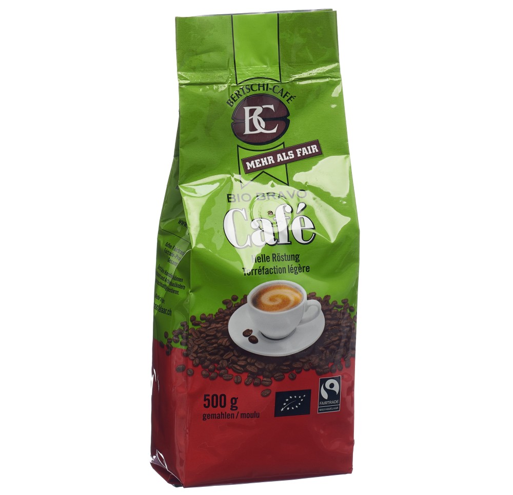 BC CAFE BIO BRAVO café moulu fairt 500 g