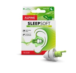 ALPINE SleepSoft+boucho oreil trou europe 1 paire