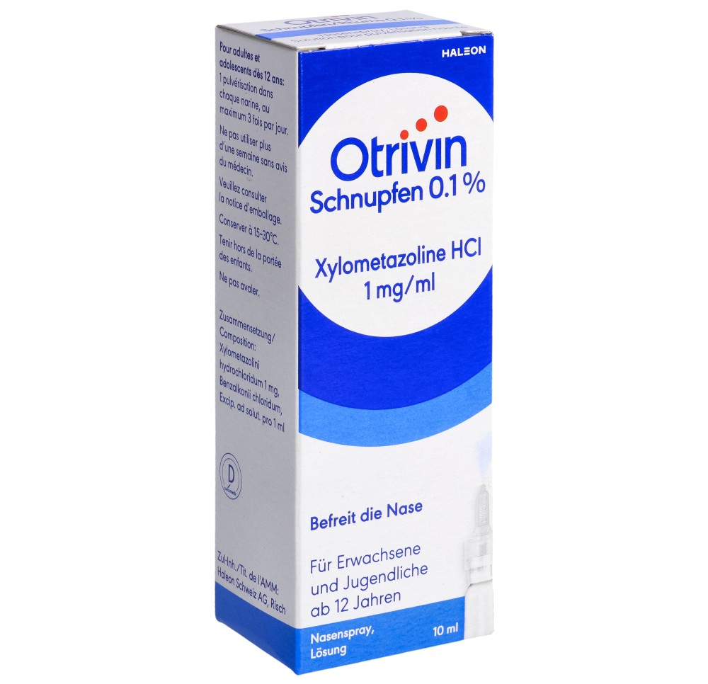 OTRIVIN Rhume spray doseur 0.1 % 10 ml