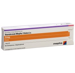 IBANDRONAT Mepha Osteo 3 mg/3ml i.v. ser prê 3 ml