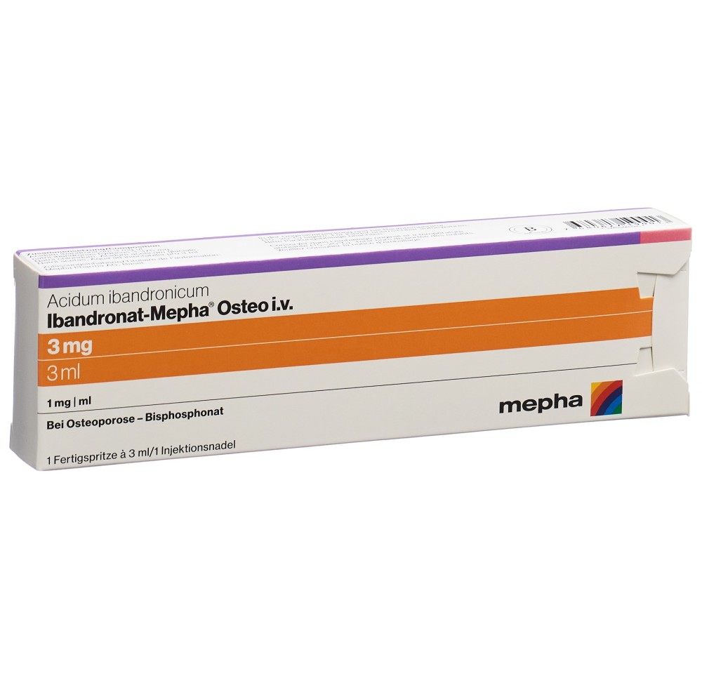 IBANDRONAT Mepha Osteo 3 mg/3ml i.v. ser prê 3 ml