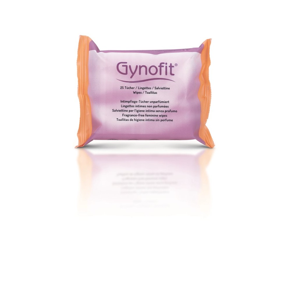 GYNOFIT lingettes intimes non parfumées 25 pce