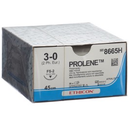 PROLENE 45cm bleu 3-0 FS-2 36 pce