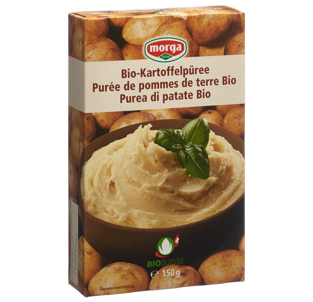 MORGA purée pommes de terre bio bourgeon 150 g