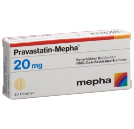 PRAVASTATIN Mepha cpr 20 mg 30 pce