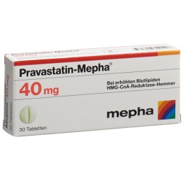 PRAVASTATIN Mepha cpr 40 mg 30 pce
