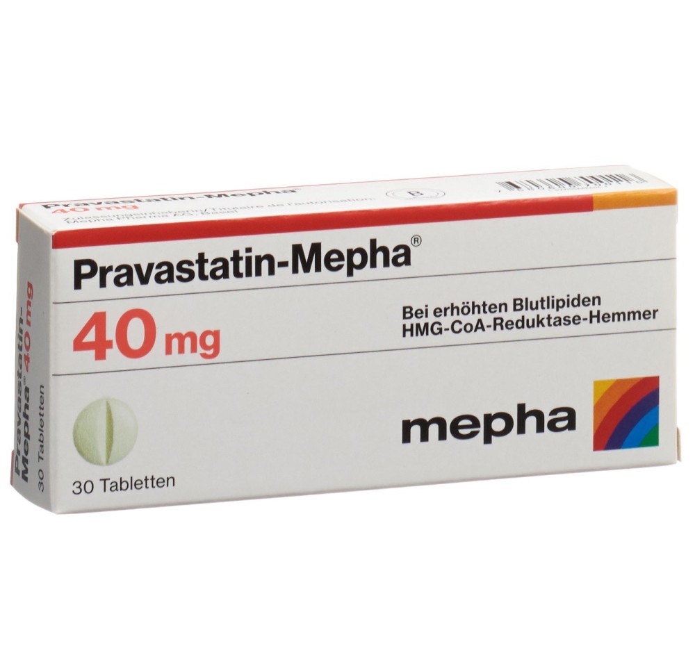 PRAVASTATIN Mepha cpr 40 mg 30 pce