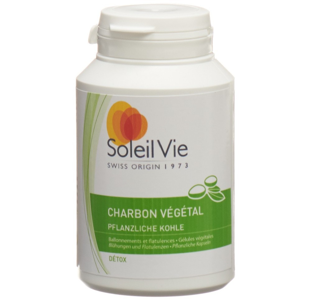 SOLEIL VIE charbon végétal caps 100 pce