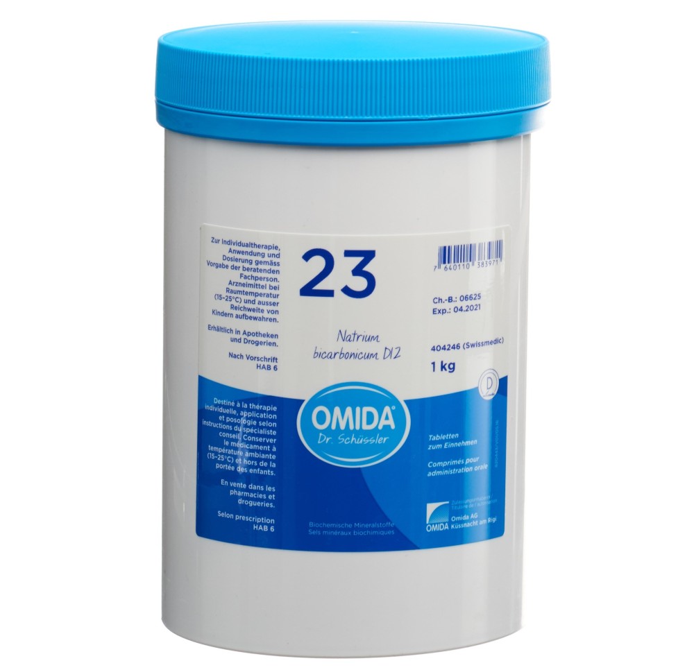 OMIDA SCHÜSSLER no23 natri bicarb cpr 12 D 1000 g