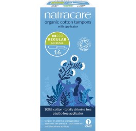 NATRACARE tampons avec applicateur regular 16 pce