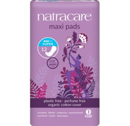 NATRACARE serviettes hygiéniques super 12 pce