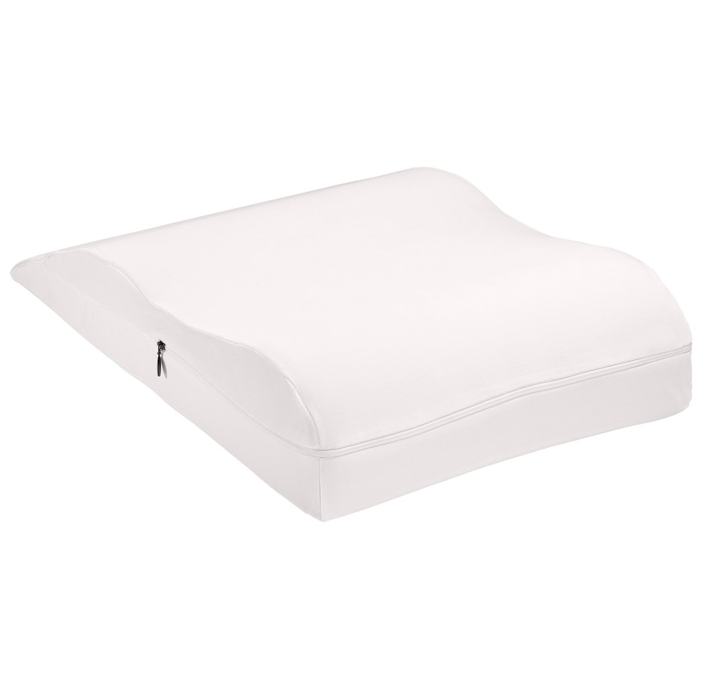 ELSA oreiller veineux 50x16cm housse velours turqu