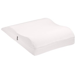 ELSA oreiller veineux 50x16cm housse velours bl cl