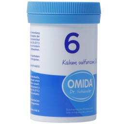 OMIDA SCHÜSSLER no6 kal sulf cpr 12 D bte 100 g
