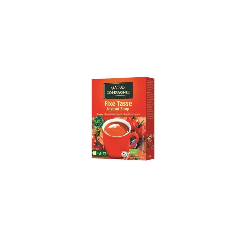 NATUR COMPAGNIE potage instant tomates bio 60 g