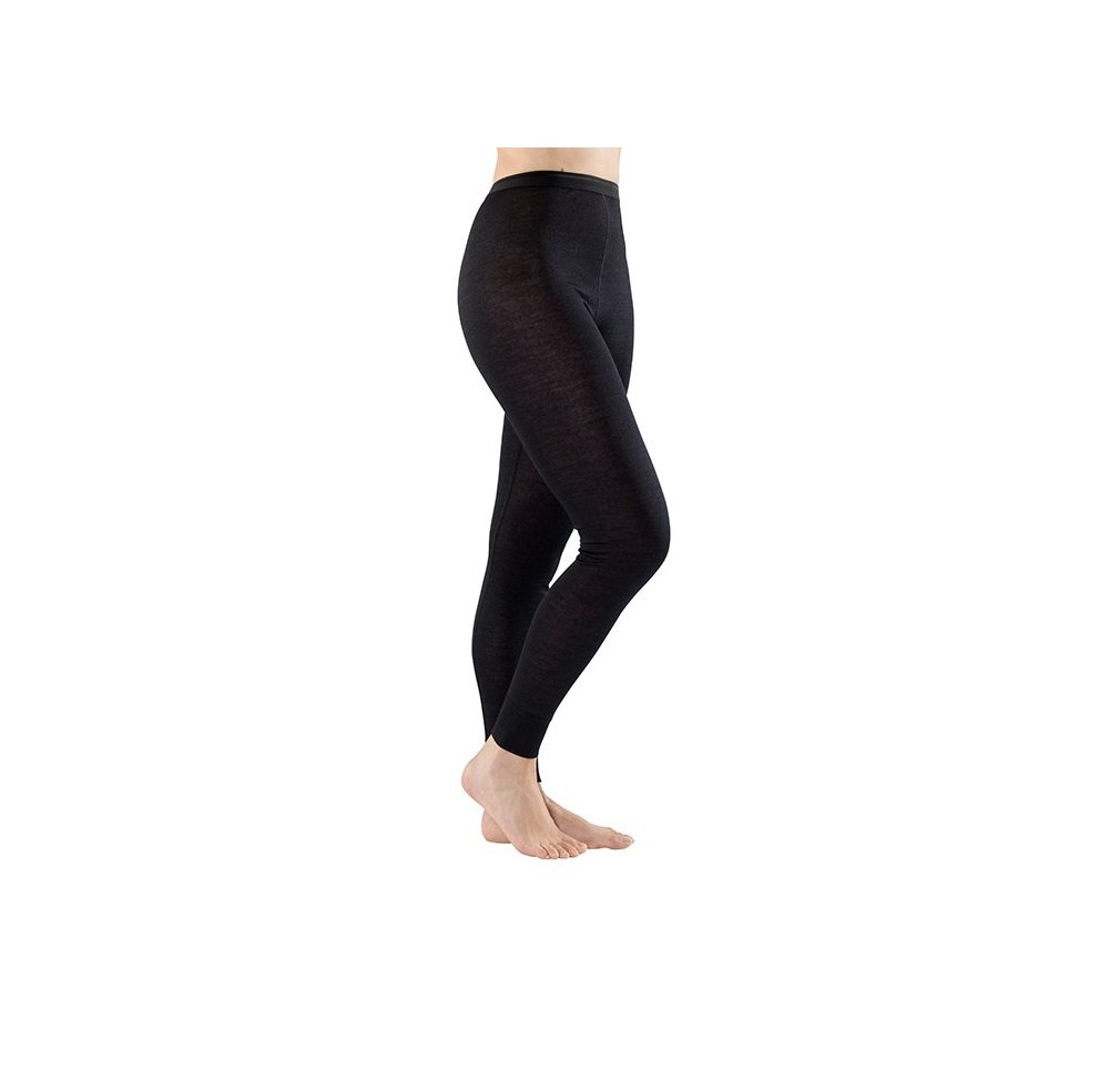 EUSANA femmes culotte longue S noir