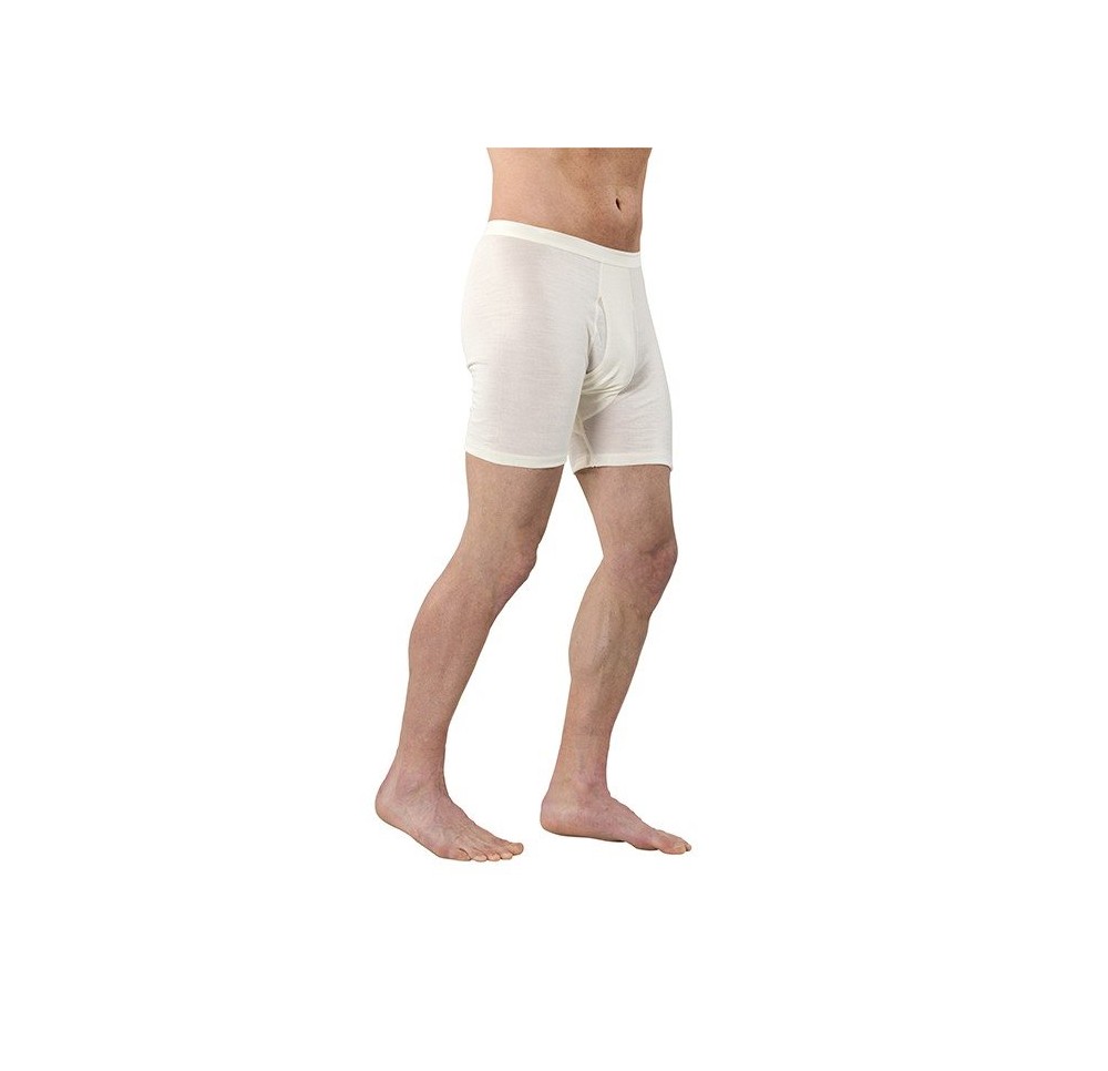 EUSANA hommes caleçon long 1/4 XL ivoire