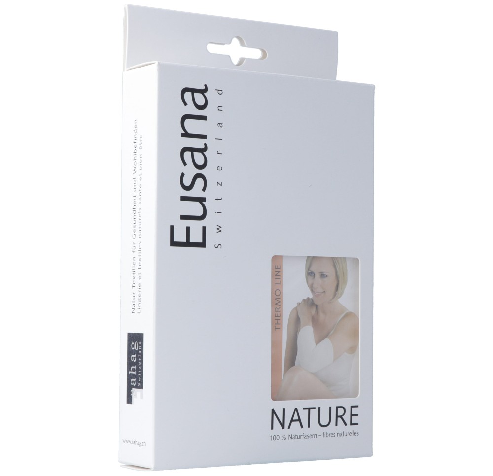 EUSANA chauffe genou double tricot M ivoire