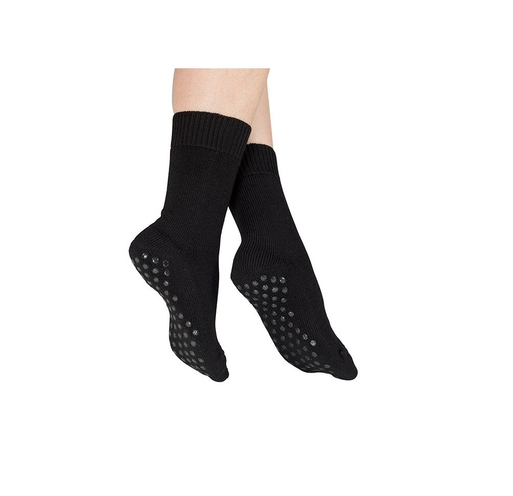 EUSANA chaussettes thermo anti-glis 44/46 1 paire
