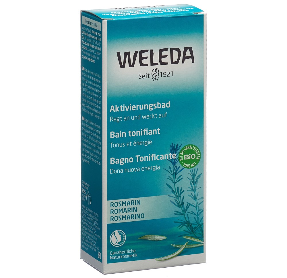 WELEDA bain tonifiant romarin fl verre 200 ml