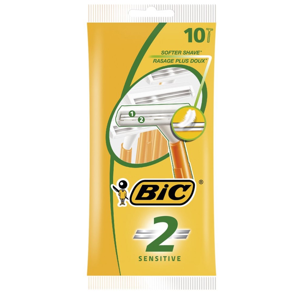 BIC 2 Sensitive rasoir 2-lames 10 pce