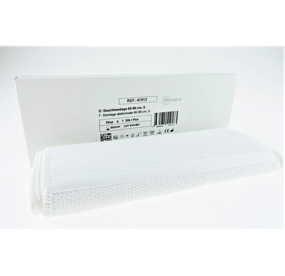PROMEDICAL band abdominal S 60-90cm blanc 25cm