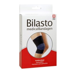 BILASTO genouillère M noir/bleu