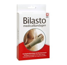BILASTO bandage de poignet XS av demi-pouce beige