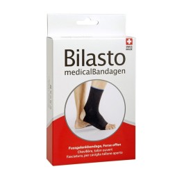 BILASTO chevillère S talon ouvert noir/bleu