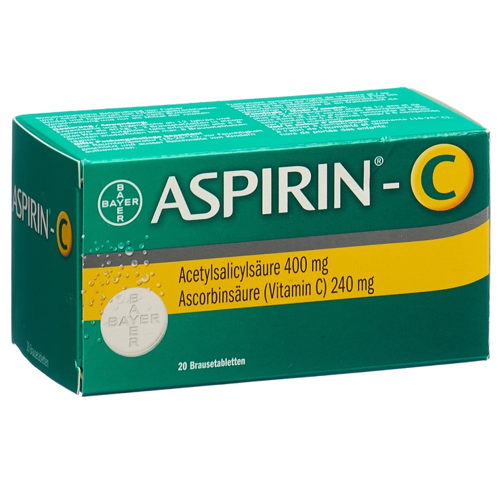 ASPIRINE C cpr eff sach 20 pce