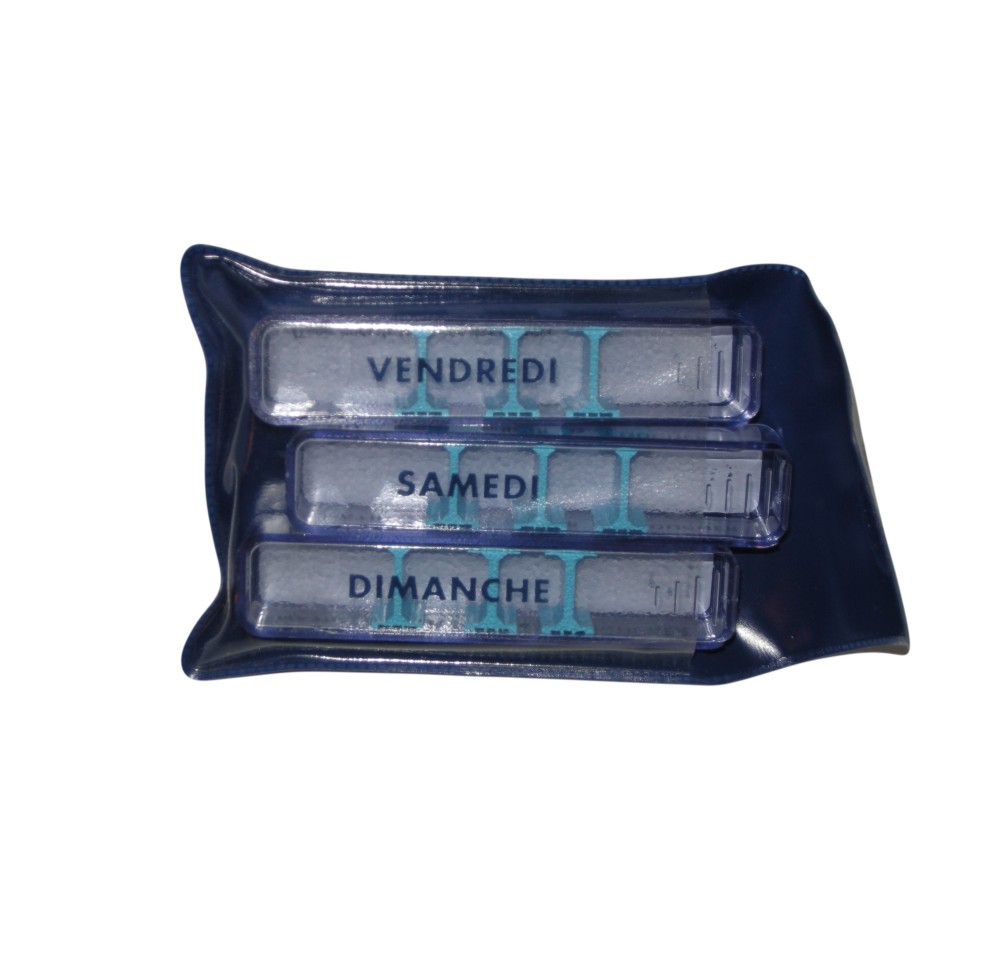MEDIDOS box médicaments week end 3 jours français