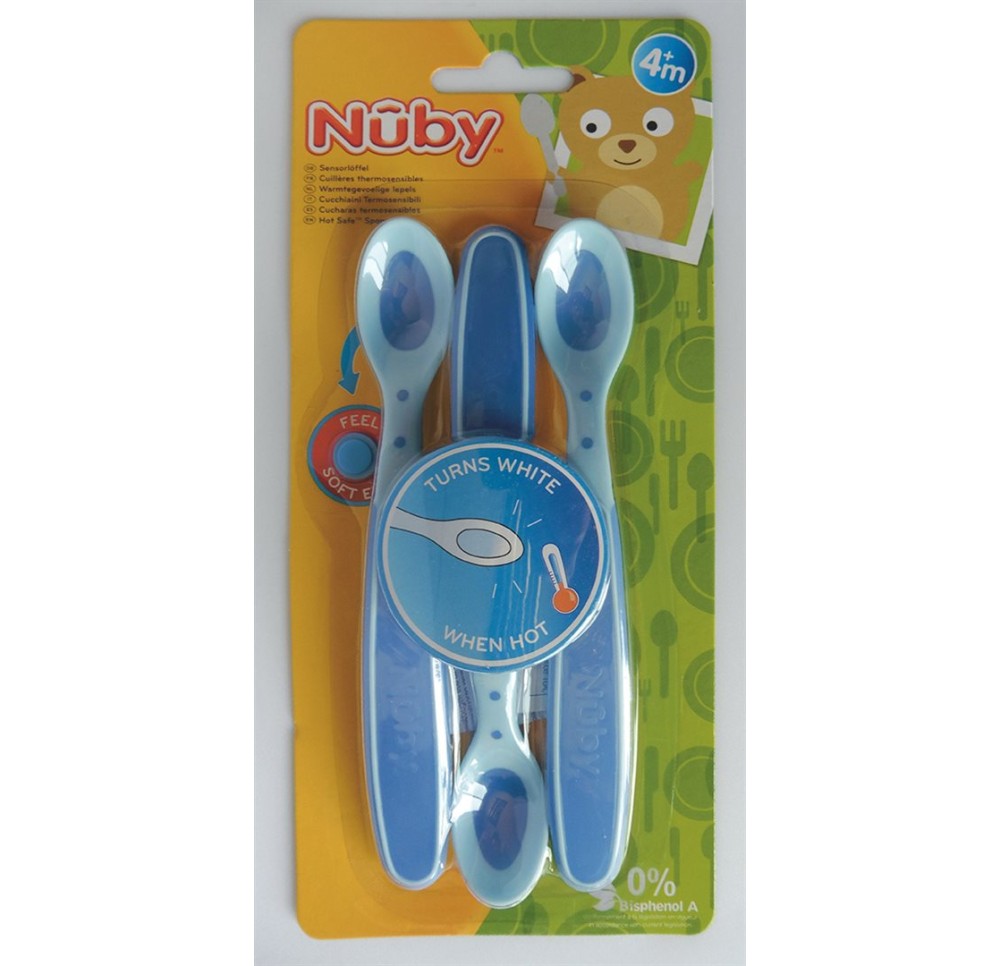 NUBY cuillères thermosensibles soft flex 3 pce