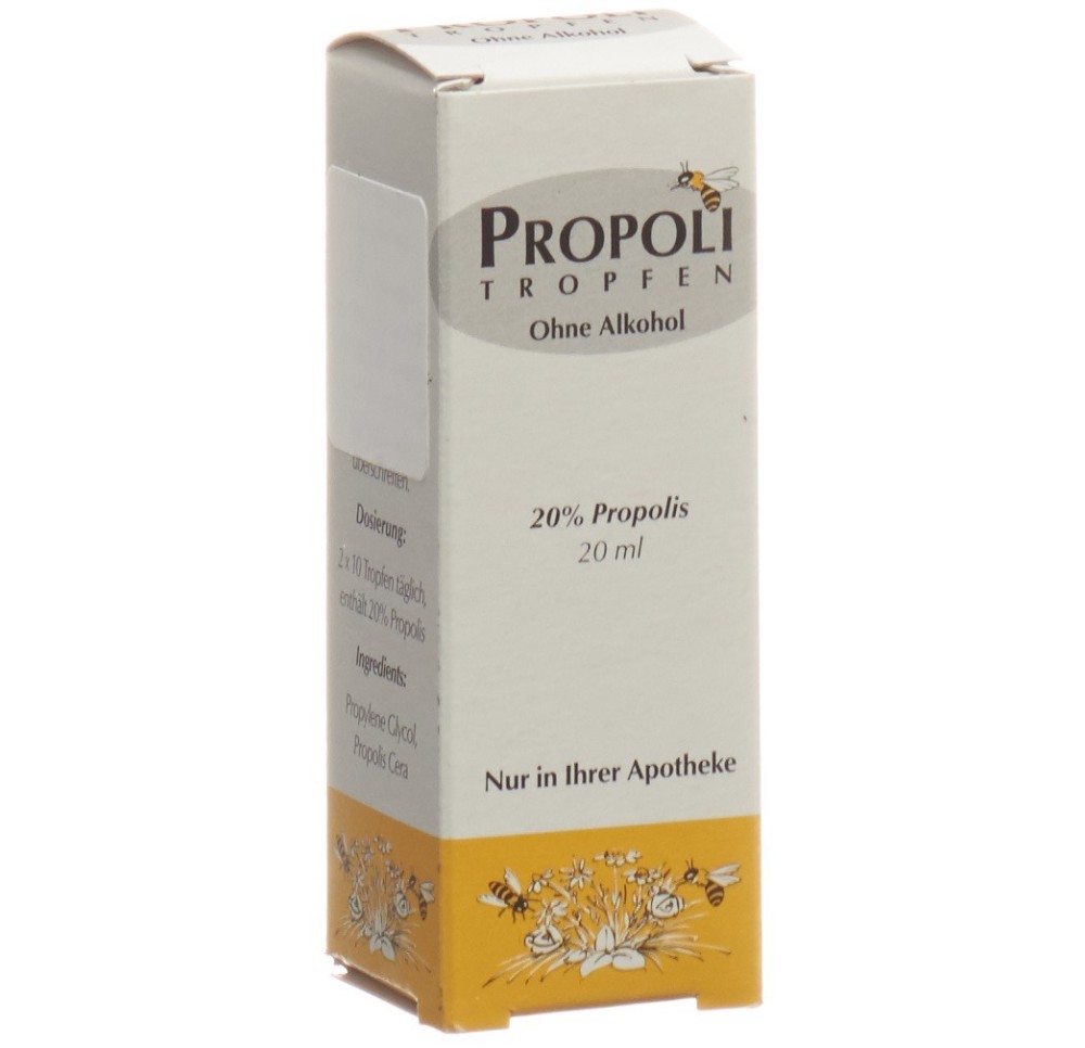 PROPOLI gouttes 20 % sans alcool 20 ml