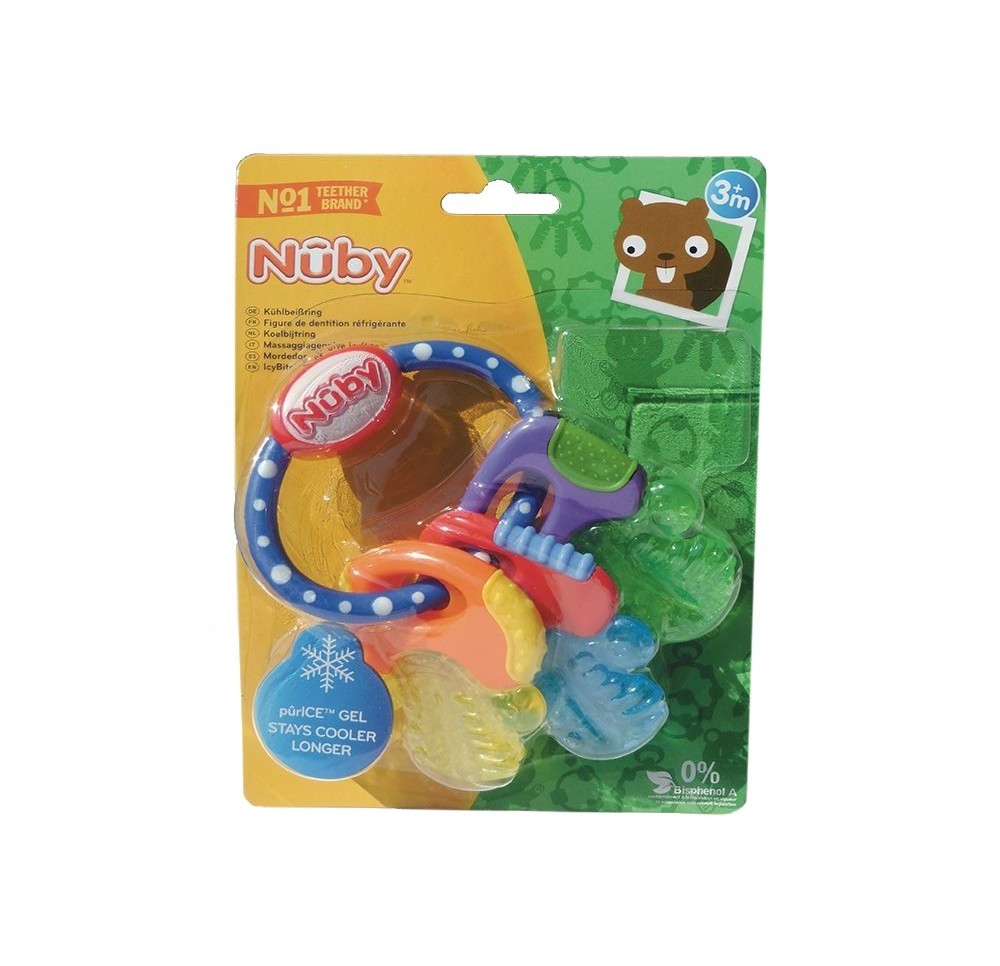 NUBY clé de dentition réfrigérante avec gel glace