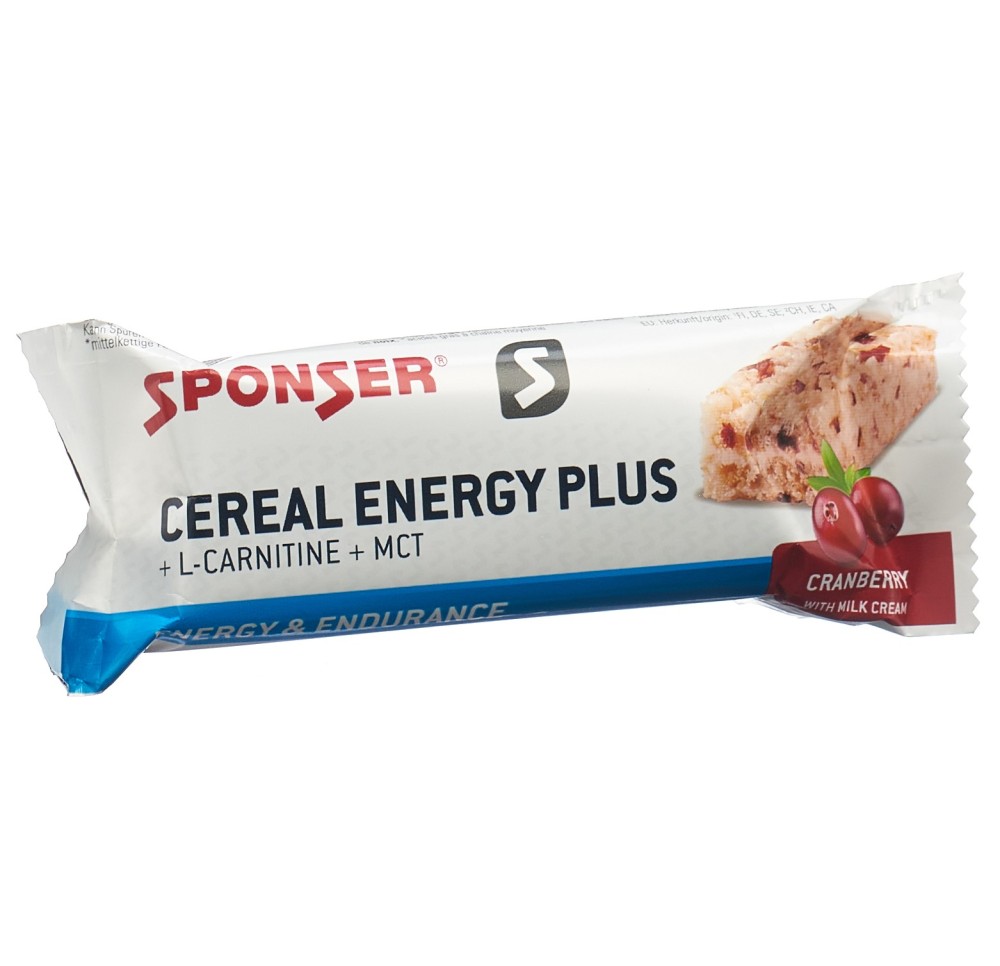SPONSER Cereal Energy Plus Cranberry 40 g