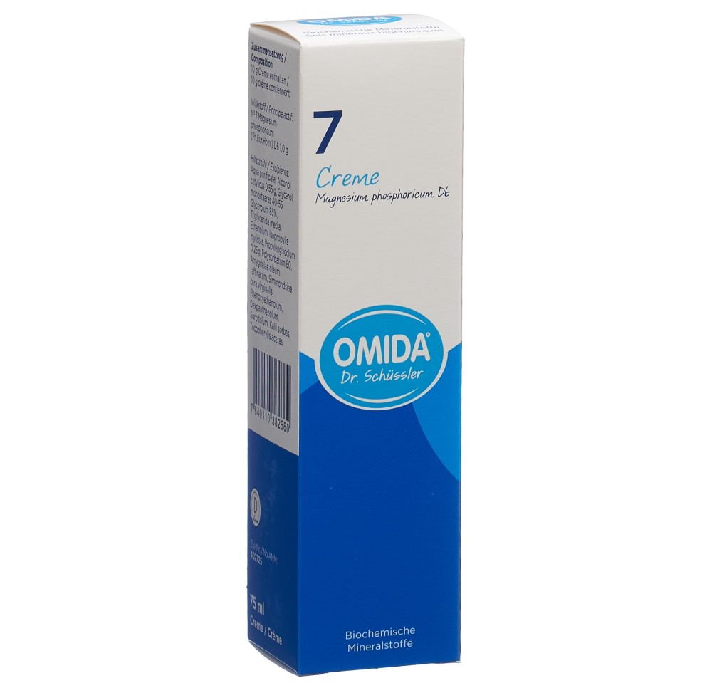 OMIDA SCHÜSSLER no7 magn phos crème 6 D tb 75 ml