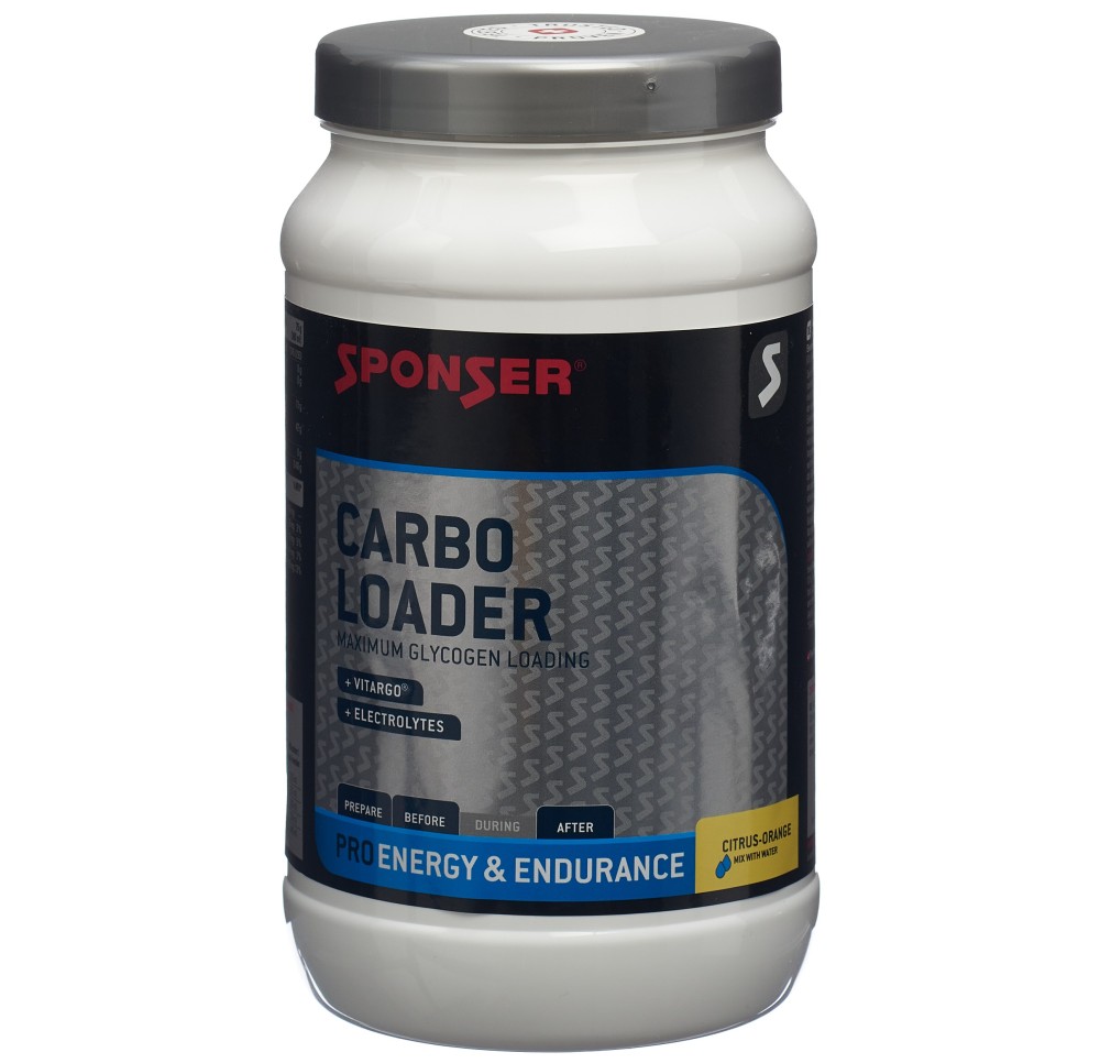 SPONSER carbo loader pdr citrus orange bte 1200 g