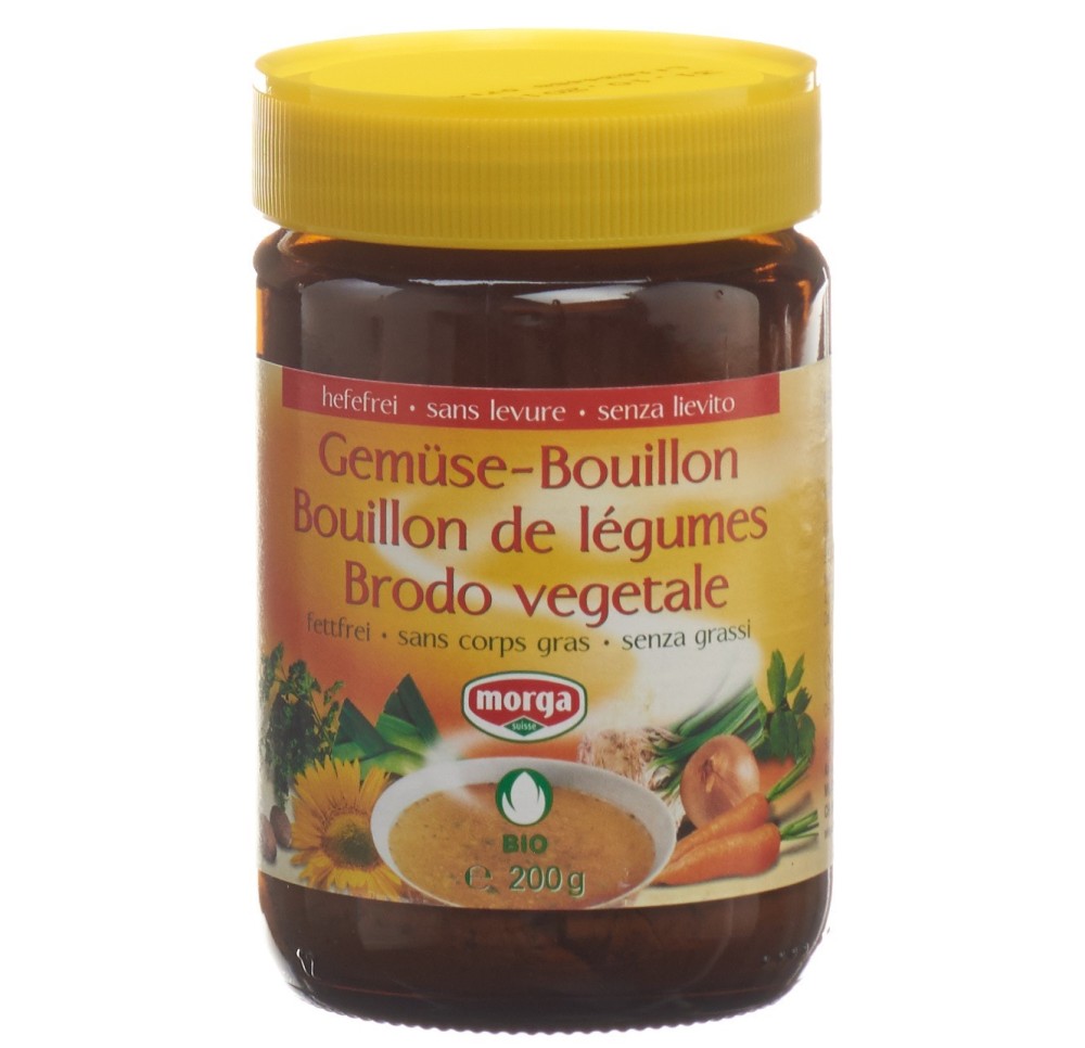 MORGA bouillon légume n gras s levure bio 200 g