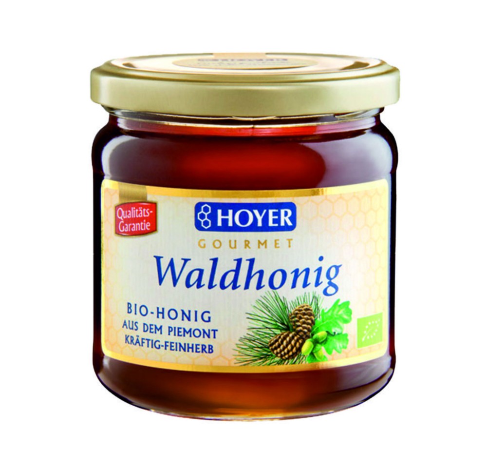 HOYER miel forêt bio verre 500 g