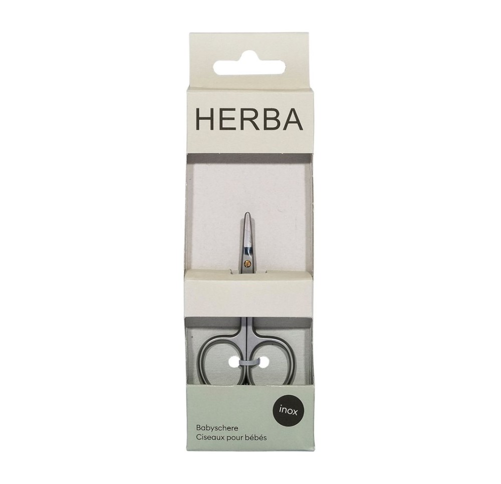 HERBA ciseaux pour bébés inox