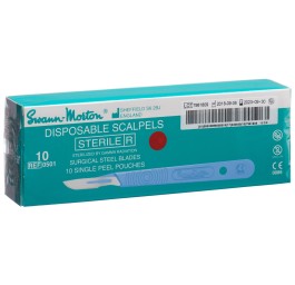 SWANN MORTON scalpel 1x stériles no 10 10 pce