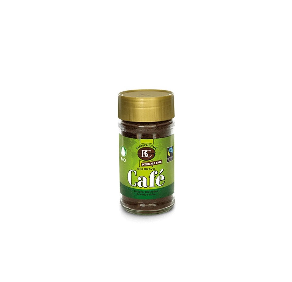BC BERTSCHI CAFE Bio Bravo café solub verre 100 g