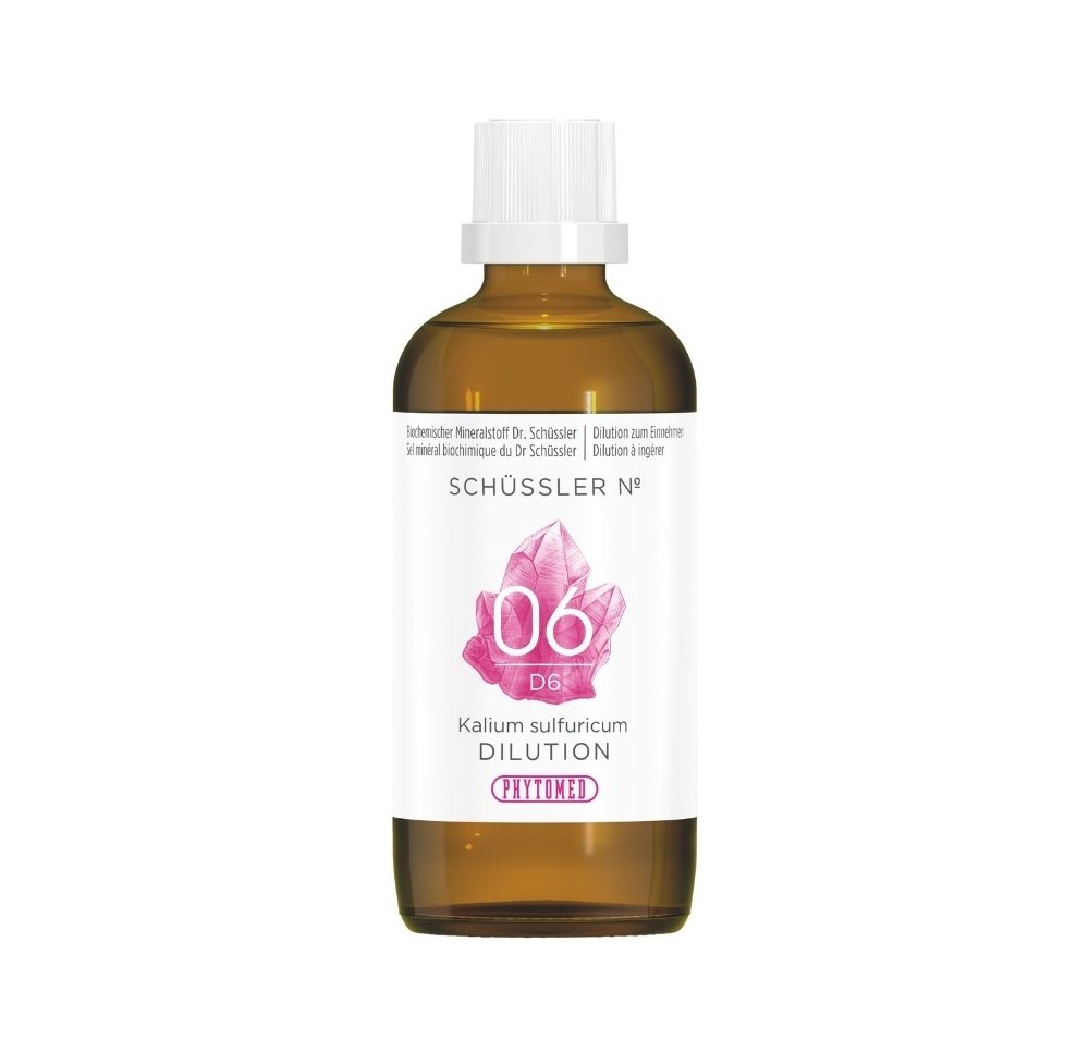 PHYTOMED SCHÜSSLER No6 kal sulf dil 6 D 100 ml