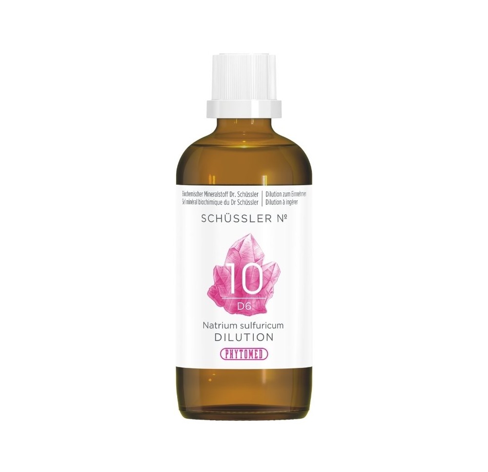 PHYTOMED SCHÜSSLER No10 natr sulf dil 6 D 100 ml