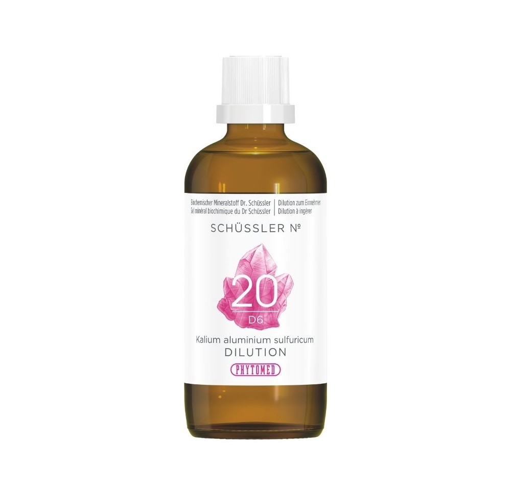 PHYTOMED SCHÜSSLER No20 kal al su dil 6 D 100 ml
