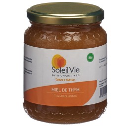 SOLEIL VIE miel de thym bio 500 g