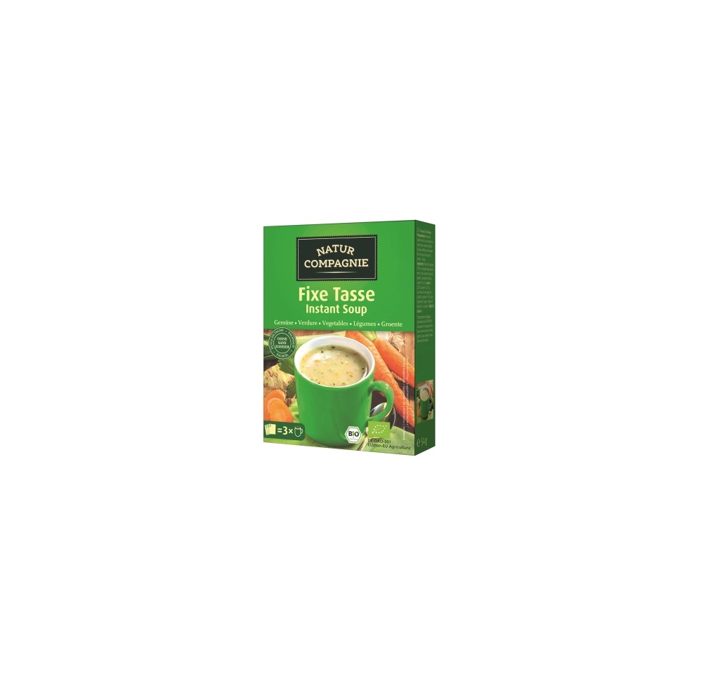 NATUR COMPAGNIE potage instant légumes bio 60 g