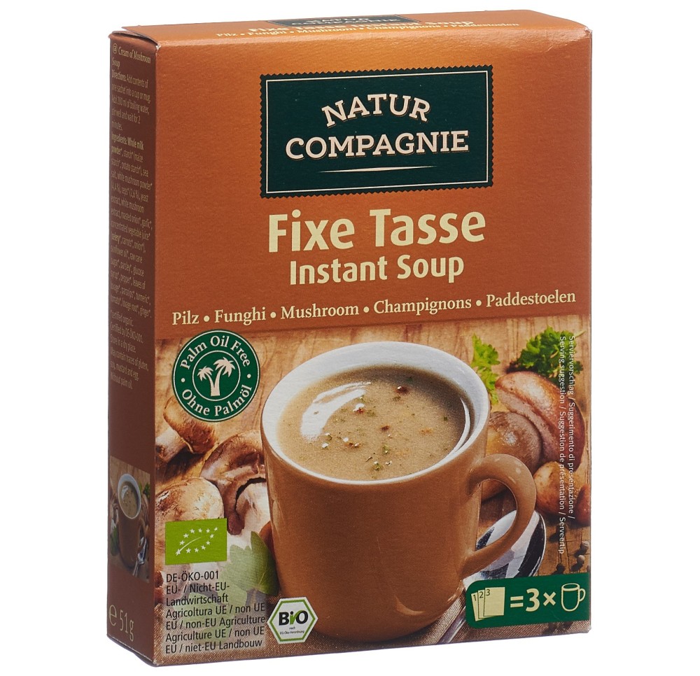 NATUR COMPAGNIE potage instant champign bio 60 g